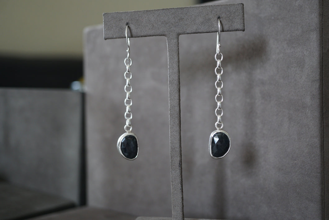 Sapphire Dangle Earrings