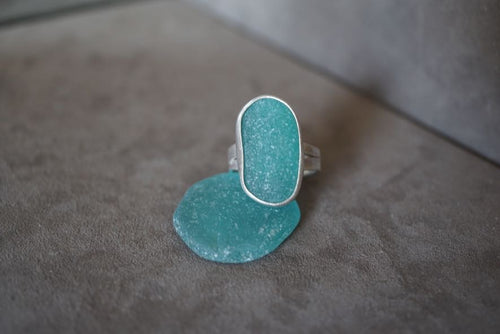 Chunky Seaglass Ring